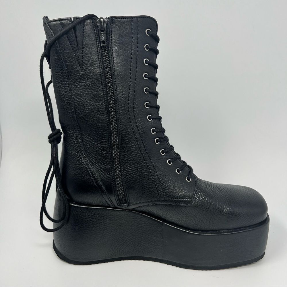 Free People Black Platform Boots - Picture 5 of 11